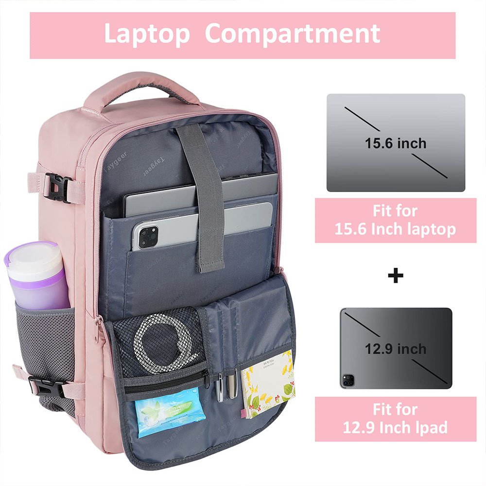 Factory Wholesale Flight Approved TSA Friendly Laptop Backpack for Travelling Large Capacity Carry On Business Backpack