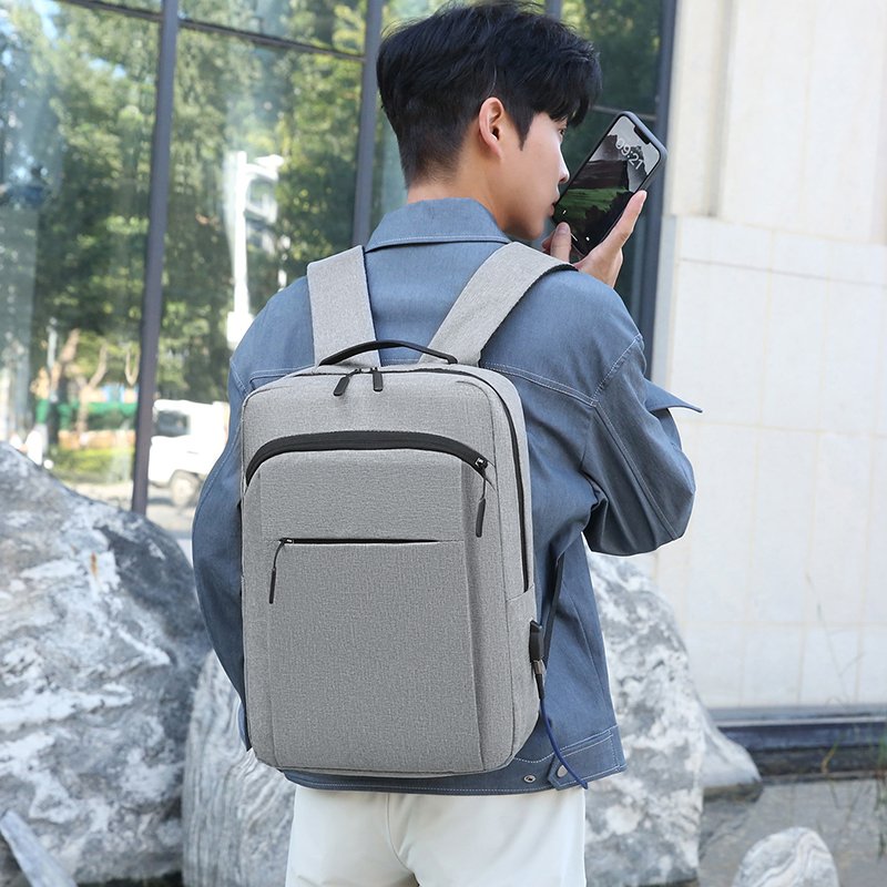 Custom New design Men's Casual Laptop Bag Backpack school student business travel Laptop Backpack with USB