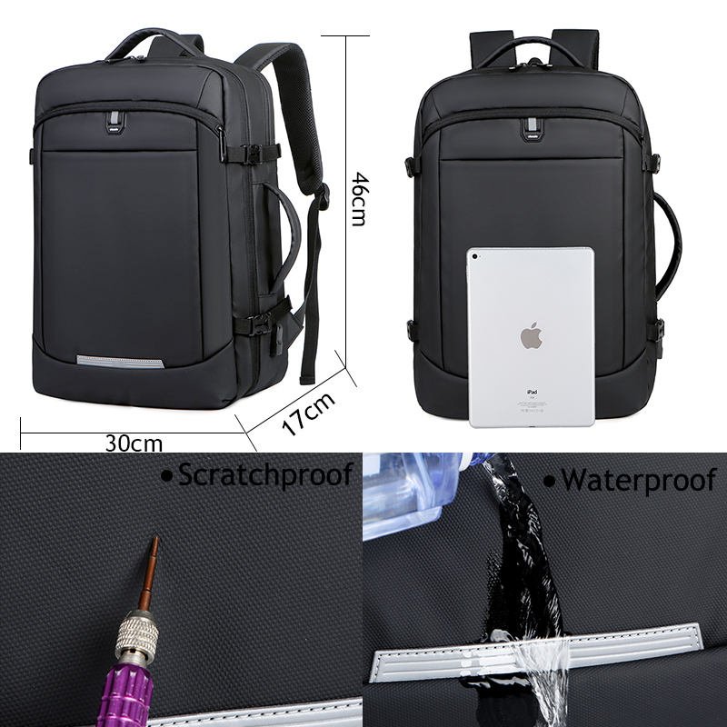 Low MOQ Custom LOGO Durable Waterproof School Bookbag Computer Bag Business Travel Anti Theft 15.6 Inch Laptop Notebook Backpack