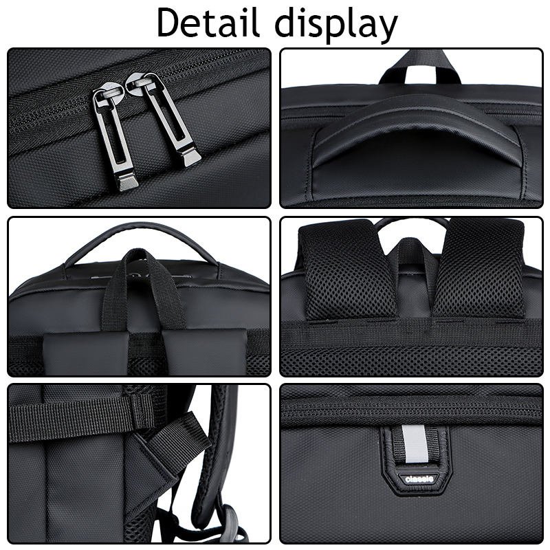 Low MOQ Custom LOGO Durable Waterproof School Bookbag Computer Bag Business Travel Anti Theft 15.6 Inch Laptop Notebook Backpack