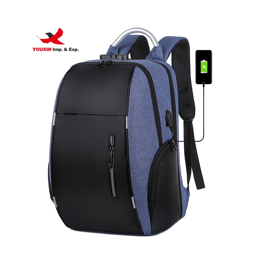 Hot Selling Business Office Laptop Day Pack Multifunctional Laptop Backpack with USB Charger Port