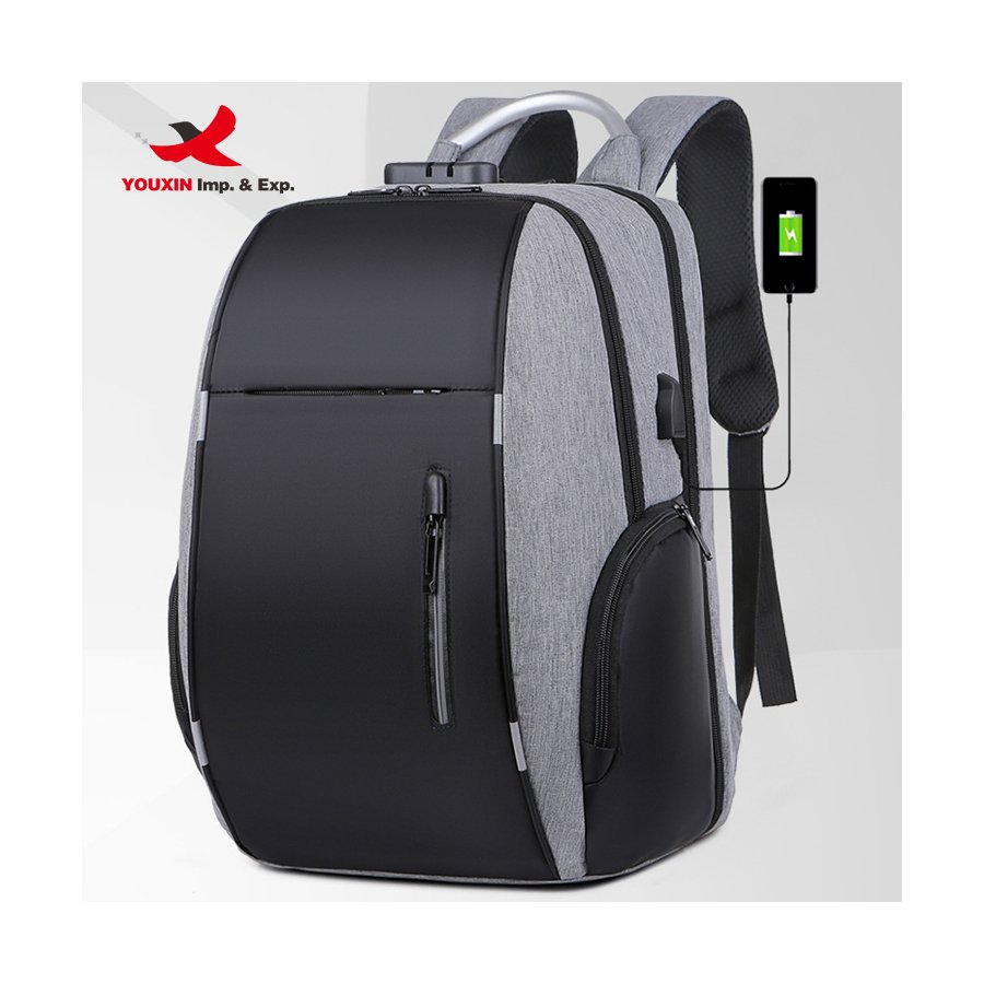 Hot Selling Business Office Laptop Day Pack Multifunctional Laptop Backpack with USB Charger Port