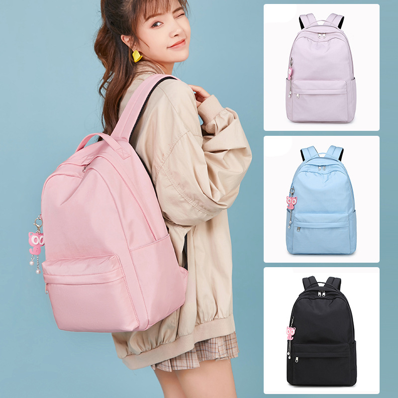 Hot Selling Teens Black Backpack School Bags Girls Cute Backpack For Kids School Bags For Girls School Backpacks Custom Bags