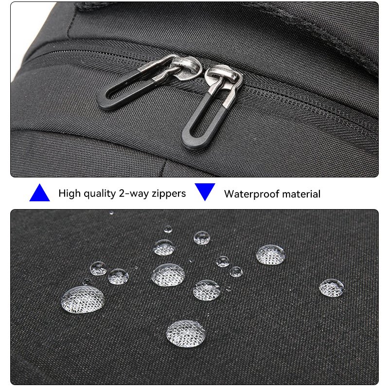 Multifunctional College Student School Computer Bag High Quality Travelling Laptop Backpack with USB Charging Port