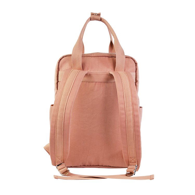 New Trendy 420D Nylon Pink Laptop Backpack for Women Made in Vietnam Factory