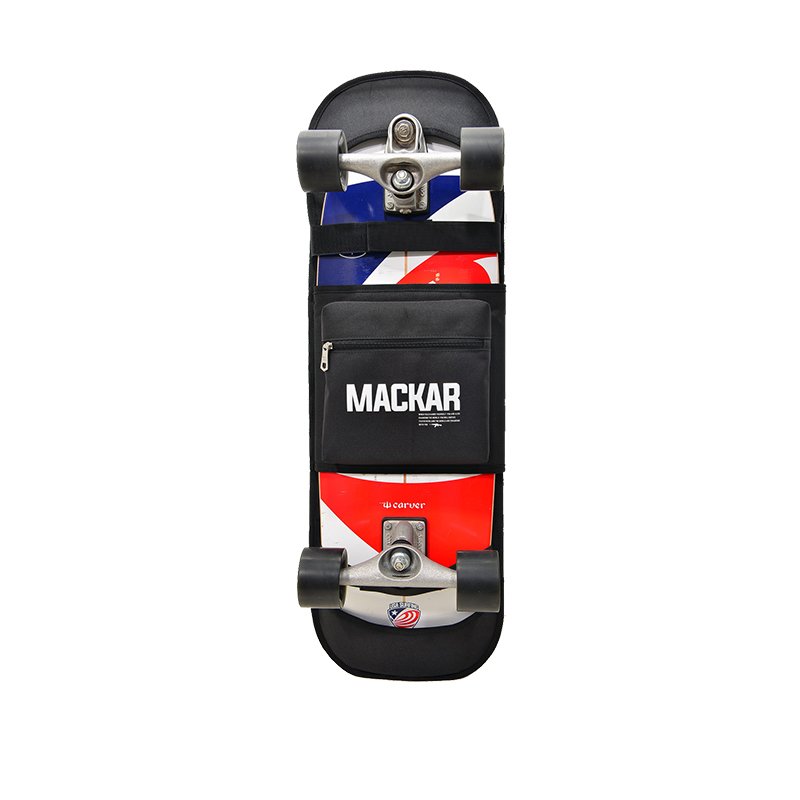 Wholesale customized logo polyester durable multi-functional sports portable foldable skateboard bag