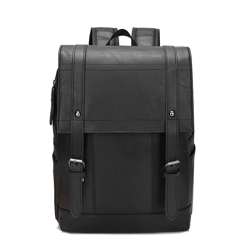 Twinkle Factory new men's large-capacity PU business slim laptop backpack