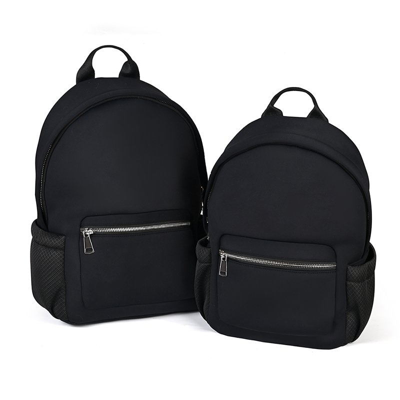 Neoprene Backpack Waterproof Travel Laptop Backpack With USB cable port High Quality Fashion Backpack