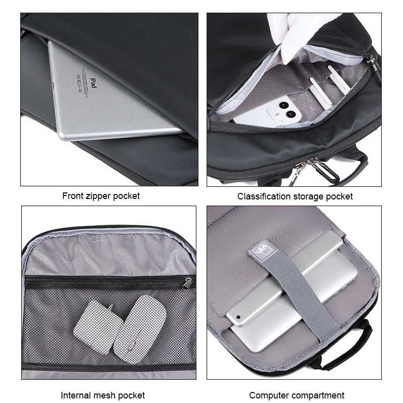 High Quality Waterproof Unisex Computer Rucksack Handbag Student School Bag Laptop Backpack for men
