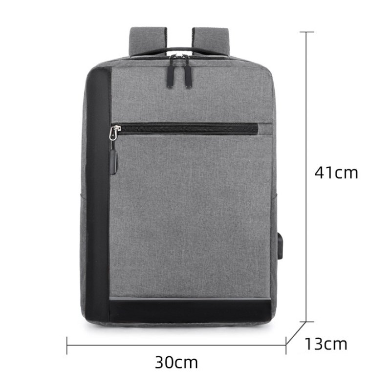 Custom Logo Outdoor Business Laptop Backpack USB Charging Port Multiple Functions for Students & School Computer Bag