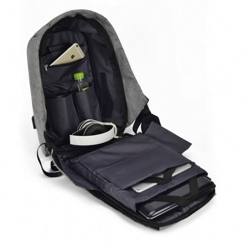 2023 New Design Shoulder Large Capacity Anti-theft Commerce Traveling USB Laptop Backpacks