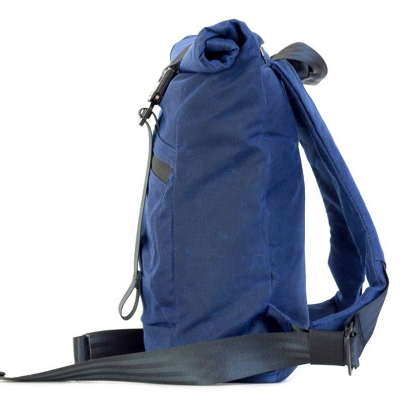 Wholesale Custom Logo Multifunctional Nylon Large Capacity Roll Top Rolling School Business Travel Bag Mochilas Laptop Backpack