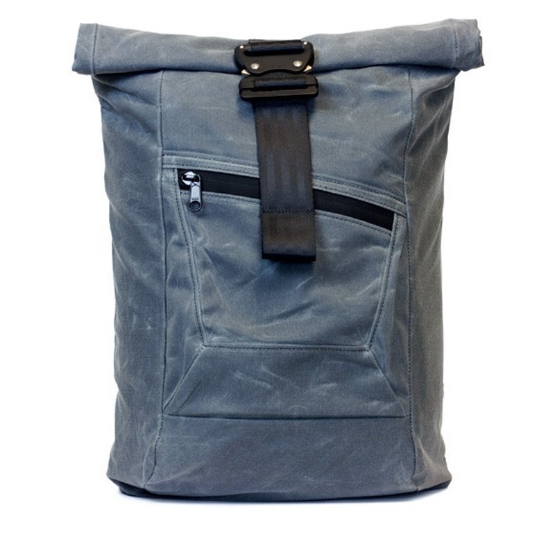 Wholesale Custom Logo Multifunctional Nylon Large Capacity Roll Top Rolling School Business Travel Bag Mochilas Laptop Backpack