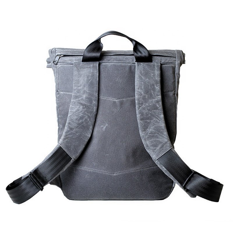 Wholesale Custom Logo Multifunctional Nylon Large Capacity Roll Top Rolling School Business Travel Bag Mochilas Laptop Backpack