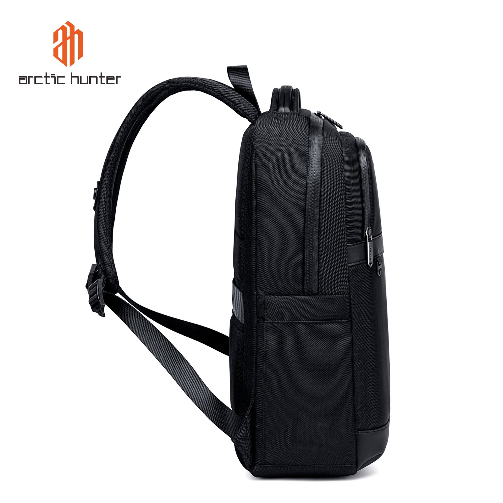 arctic hunter Customizable Travel Laptop Backpack Men Business Bag USB Charging Port Zipper Waterproof Notebook smart Backpacks