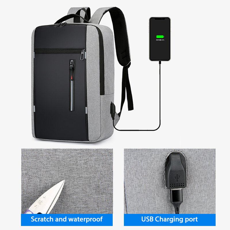 New Design Retreat Smart College Waterproof Travel Business Conference Usb Smellproof Bagpack laptop Back Bag Pack backpack