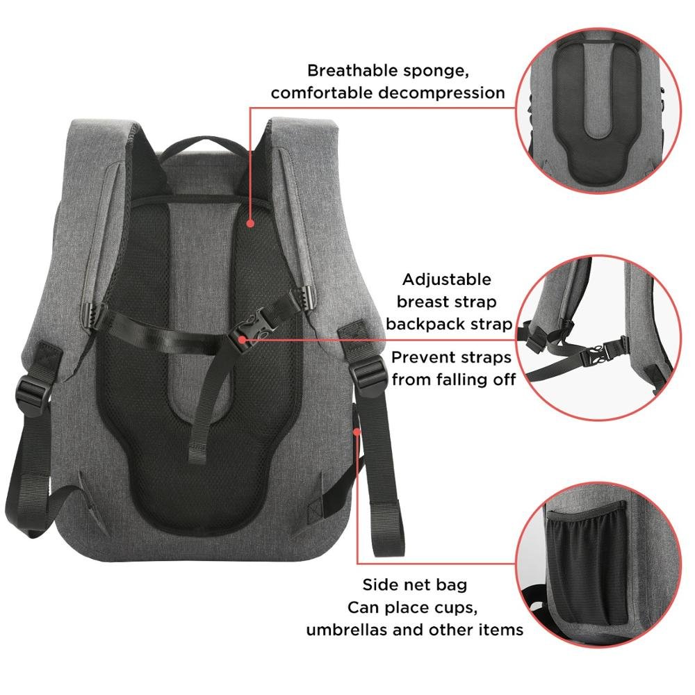 100% TPU airtight waterproof laptop backpack