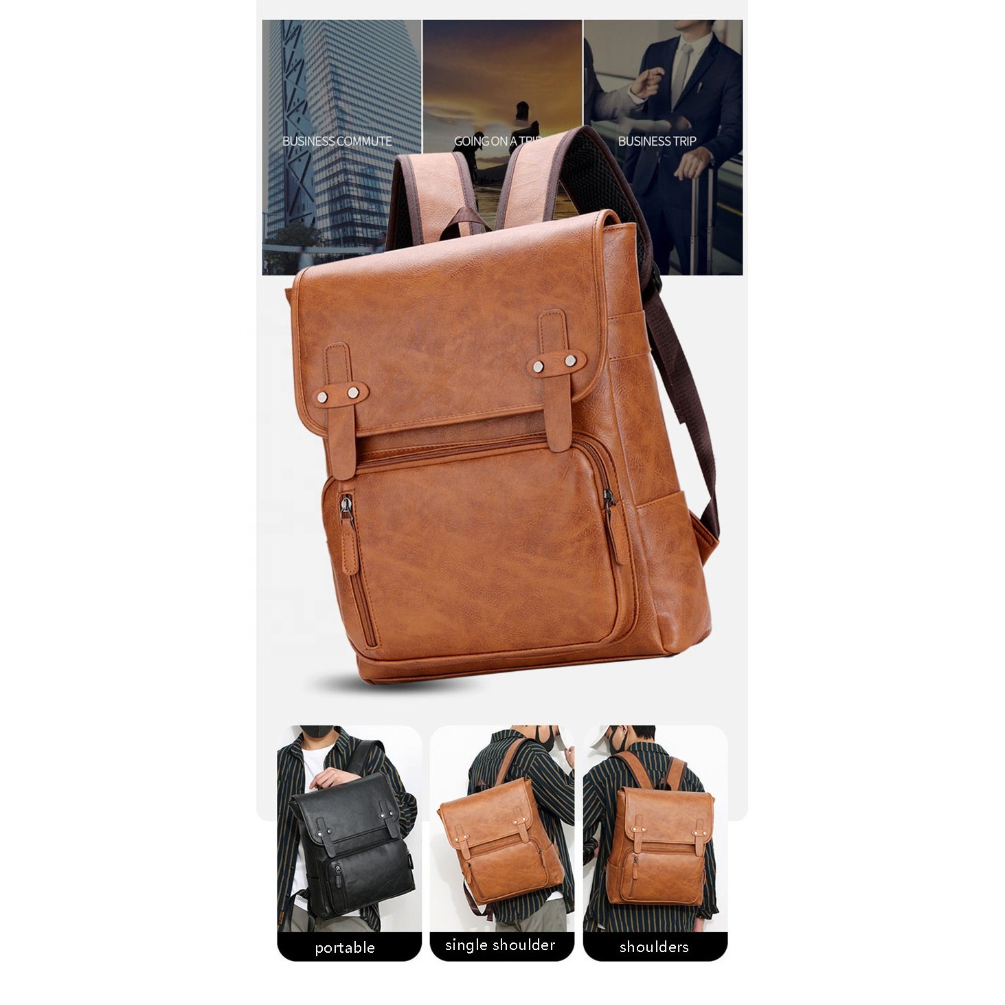 Sympathybag Laptop Backpack Men Women Business Travel Computer Backpack School College Bookbag Stylish Water Resistant