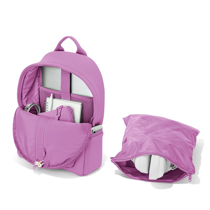Custom Pink Series Neoprene bags Waterproof Weekend Gym bag laptop backpack Fashion Women's Backpack