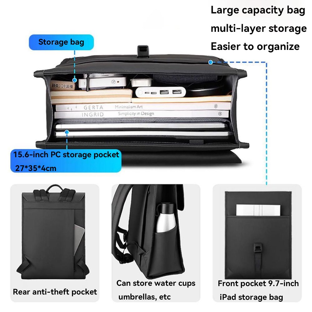 BSCI Custom Business Elite Water Resistant Notebook Computer Bag Laptop Backpacks for Men