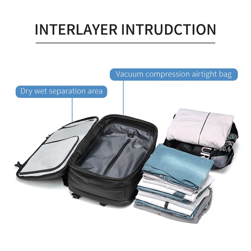 2024 hot high quality low moq carry on backpack oem other vaccum compression waterproof anti theft laptop backpack