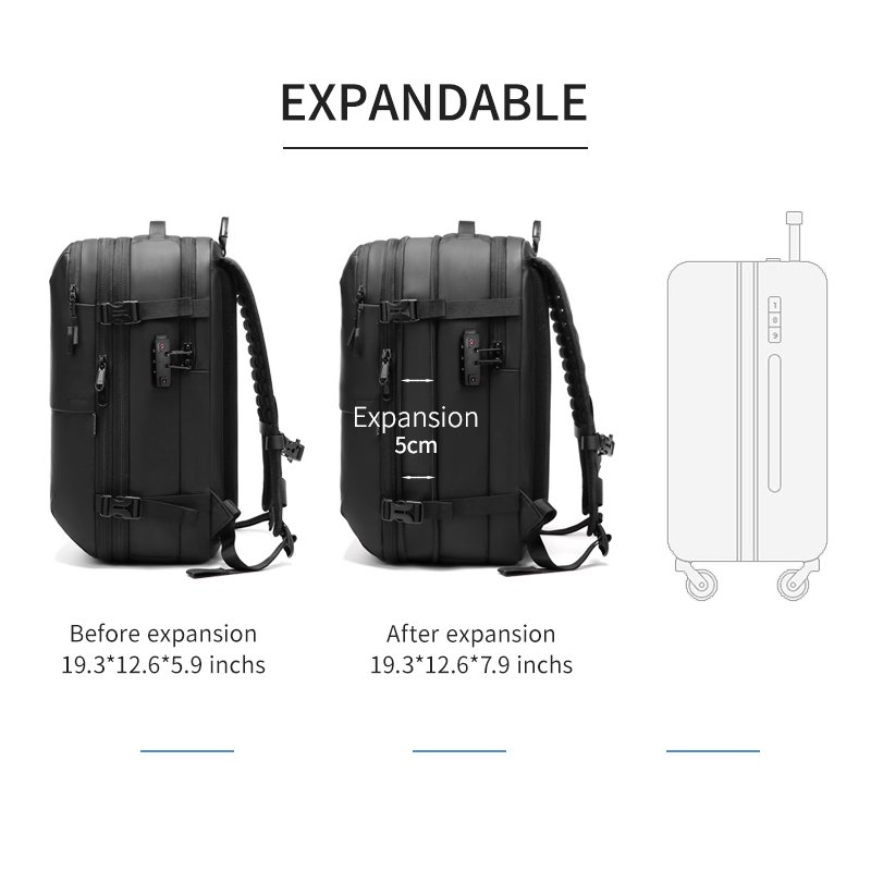 2024 hot high quality low moq carry on backpack oem other vaccum compression waterproof anti theft laptop backpack