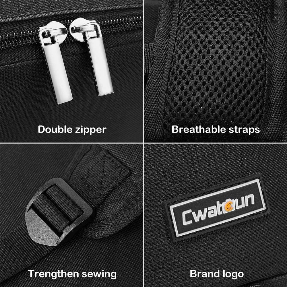 Cwatcun D6 2.0L Wholesale Professional SLR DSLR Mirrorless Camera Waterproof Video Laptop Camera Backpack Bag