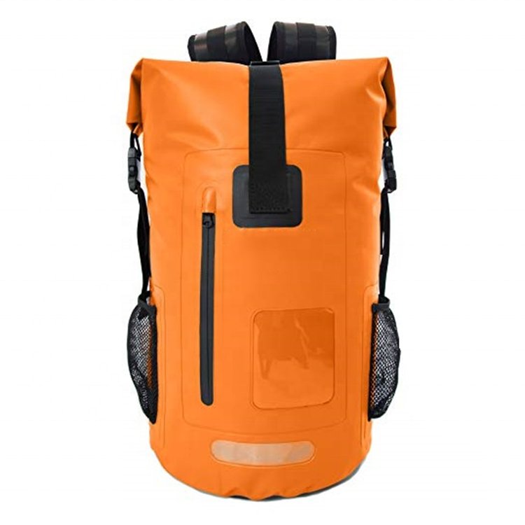 YUANFENG Hiking 35L PVC Tarpaulin Waterproof Backpack Manufacturers Direct Outdoor Manufacture Waterproof Laptop Bag Hip-hop YF
