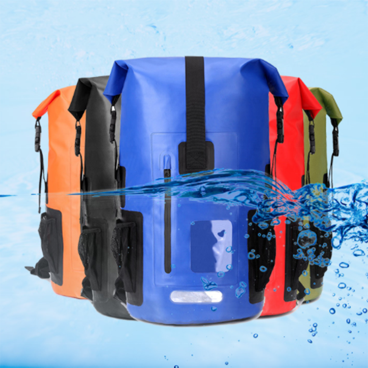 YUANFENG Hiking 35L PVC Tarpaulin Waterproof Backpack Manufacturers Direct Outdoor Manufacture Waterproof Laptop Bag Hip-hop YF
