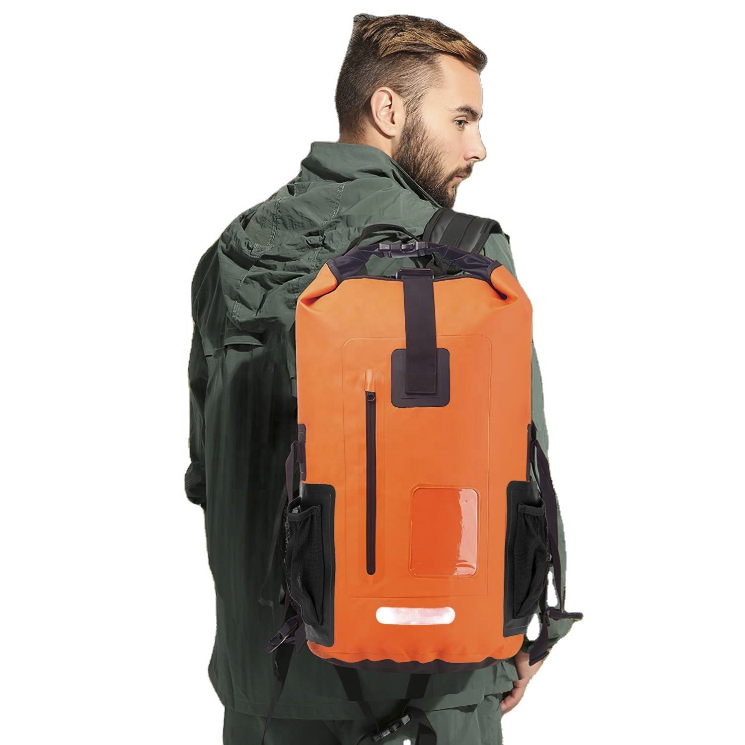 YUANFENG Hiking 35L PVC Tarpaulin Waterproof Backpack Manufacturers Direct Outdoor Manufacture Waterproof Laptop Bag Hip-hop YF