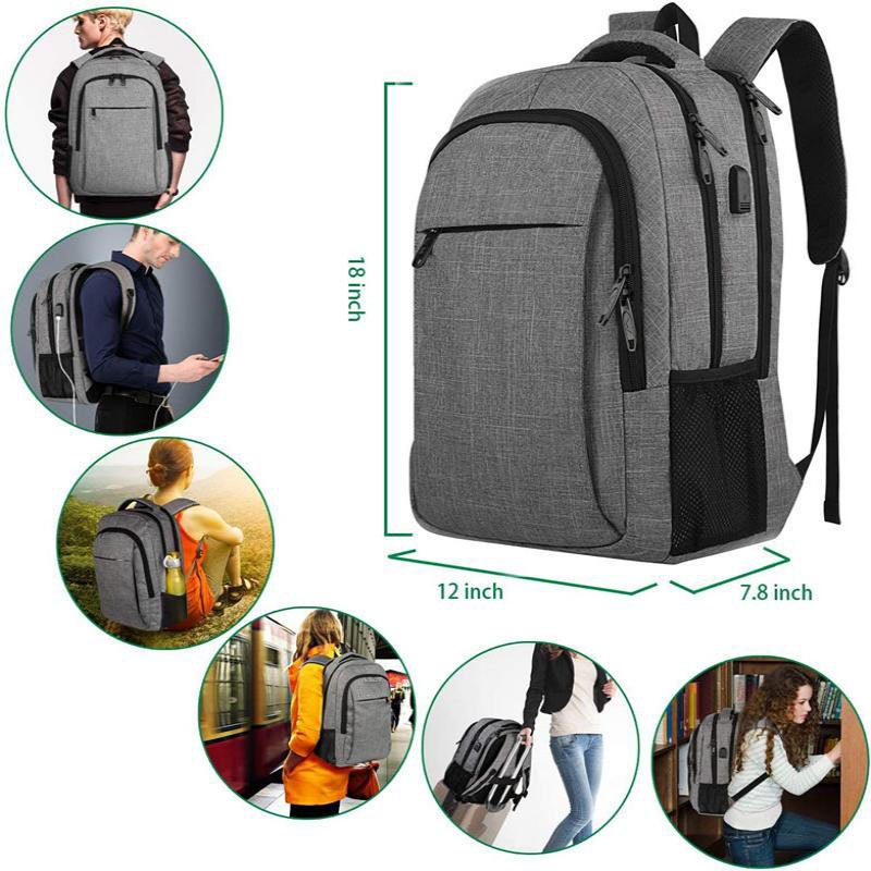 Business Anti Theft Durable Travel Laptop Backpack With USB Charging School bags Office Computer Bag Laptop Backpack For Men