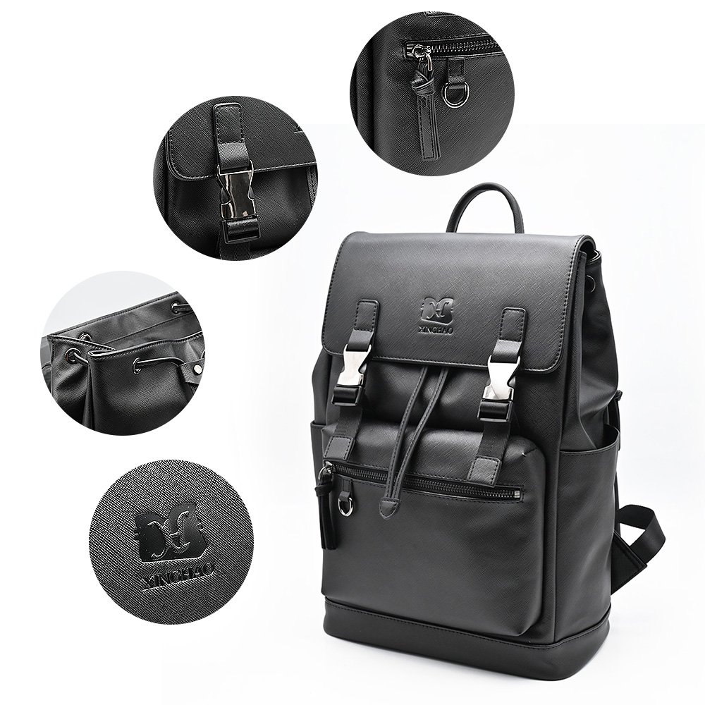 Luxury Brand Custom Business Backpack Back Waterproof Leather School Mochilas Teenager Laptop Backpacks Bag for Men