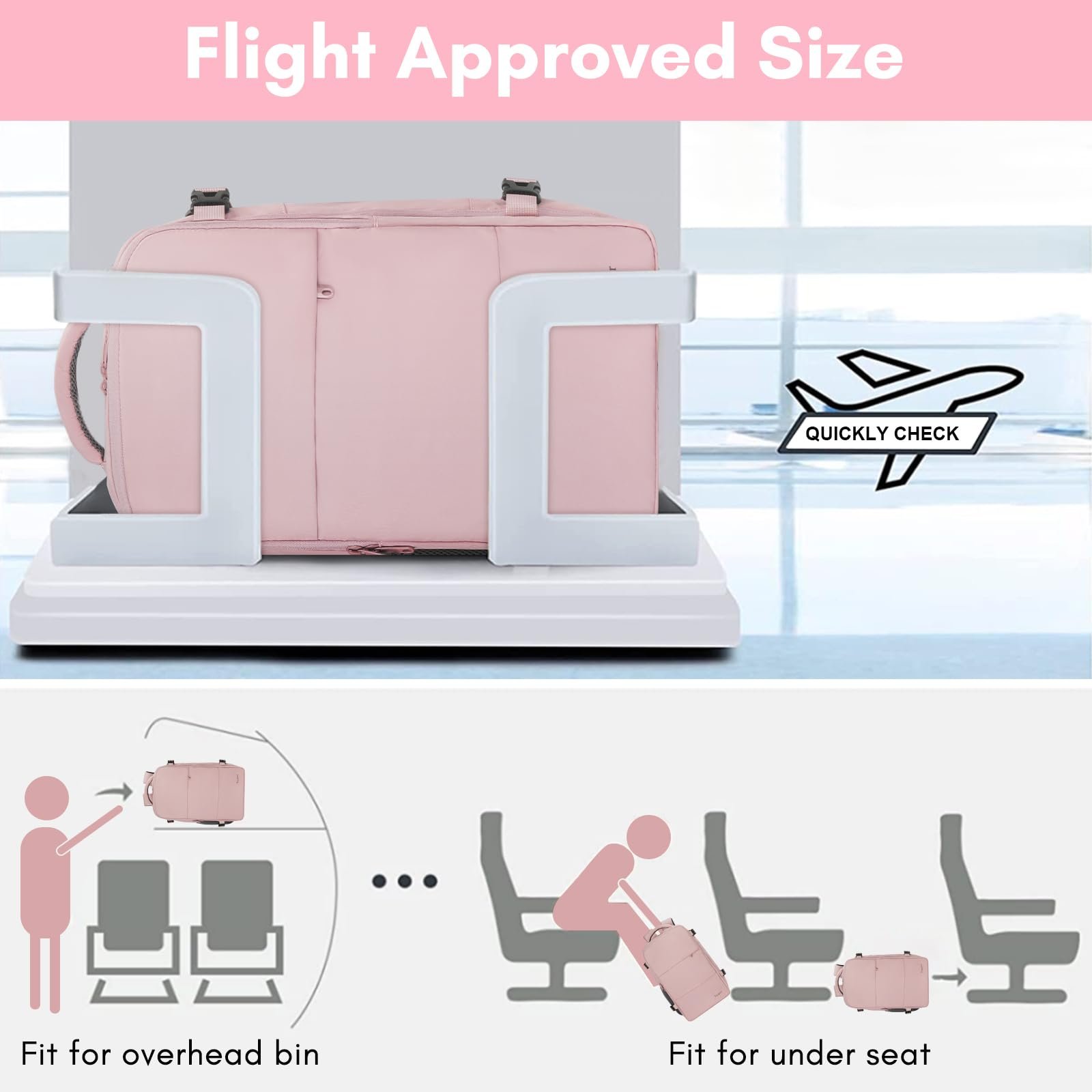 Custom Flight Approved TSA Friendly Laptop Backpack for Travelling Large Capacity Carry On Business Backpack