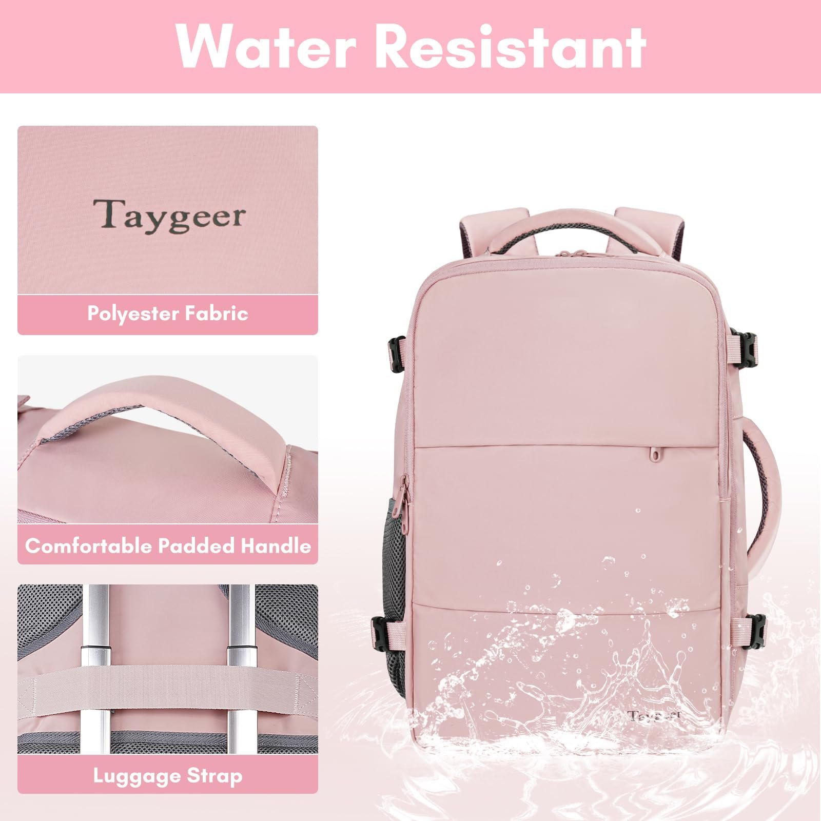 Custom Flight Approved TSA Friendly Laptop Backpack for Travelling Large Capacity Carry On Business Backpack