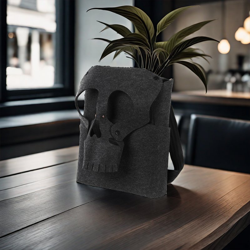 New Arrival Innovative Skeleton Design in Felt Fabric Style ODM Supply laptop Backpack