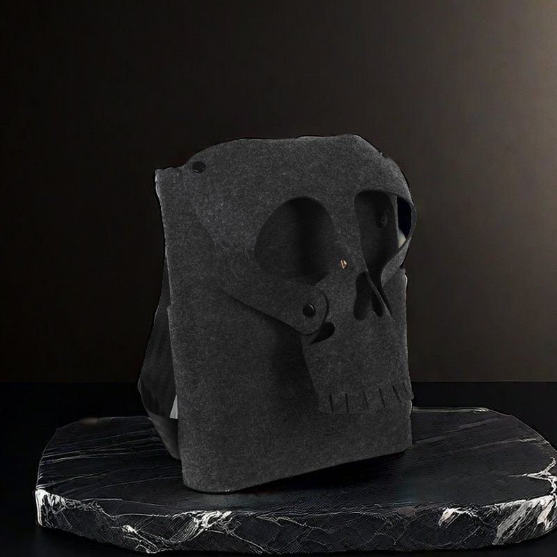 New Arrival Innovative Skeleton Design in Felt Fabric Style ODM Supply laptop Backpack