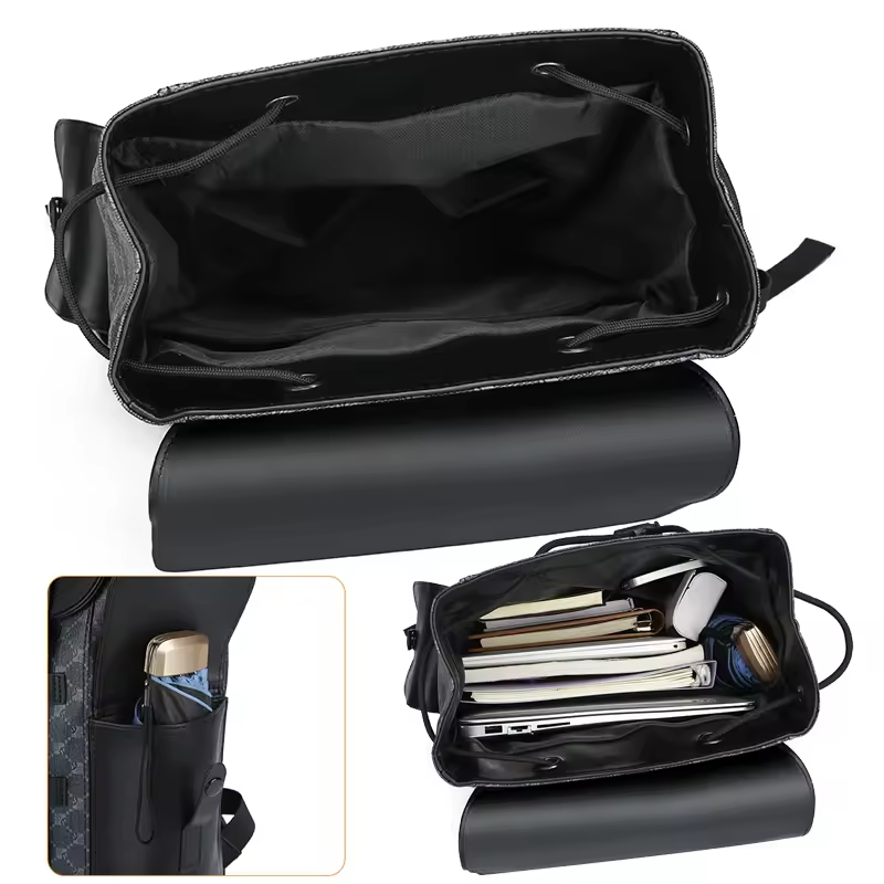 Hot Sale Double Shoulder Yoga Camping Hiking Sports Backpack Drawstring Bag Outdoor Travel Duffle Gym Bag with shoe