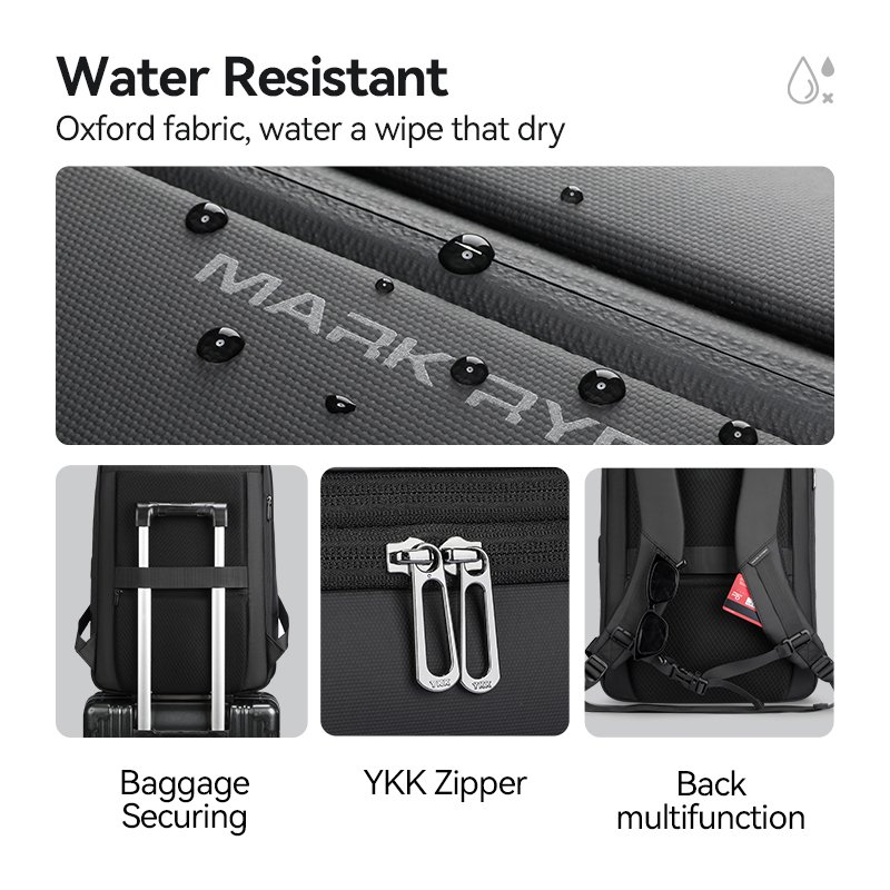 Mark Ryden Factory hot sale laptop bag business trip backpack large capacity shoulder bag G1_MR9808-B