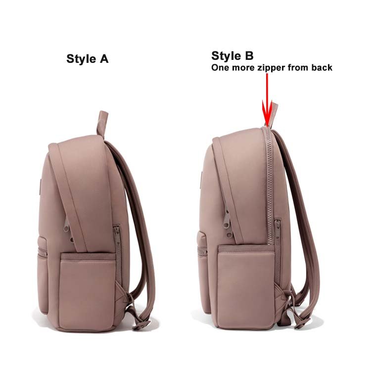 Custom Neoprene Laptop Bag Fashion Women Backpack Gym Travel Office School Women's Backpacks