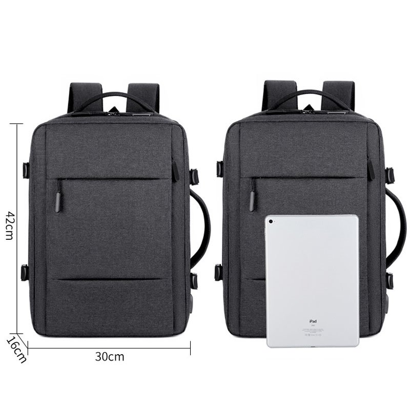Travel backpack large capacity Expandable USB Charging anti theft smart business laptop Bagpack Business arket backpack