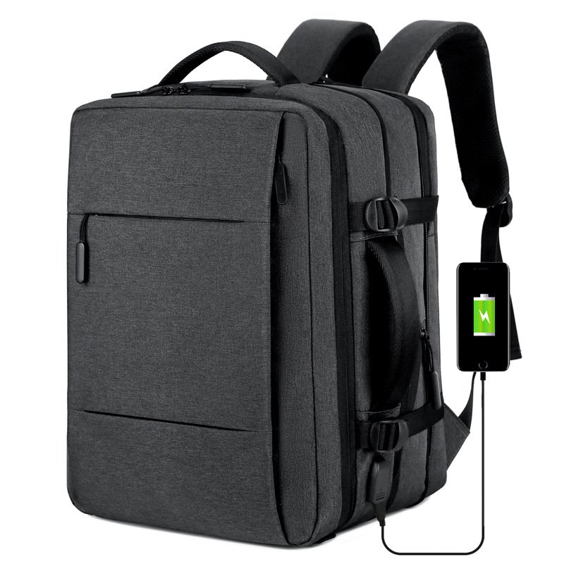 Travel backpack large capacity Expandable USB Charging anti theft smart business laptop Bagpack Business arket backpack
