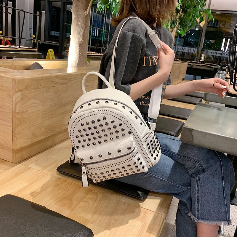 New Designer Korean fashion leisure woman bag PU leather hand bag Woman backpack sacs a main femme 2023