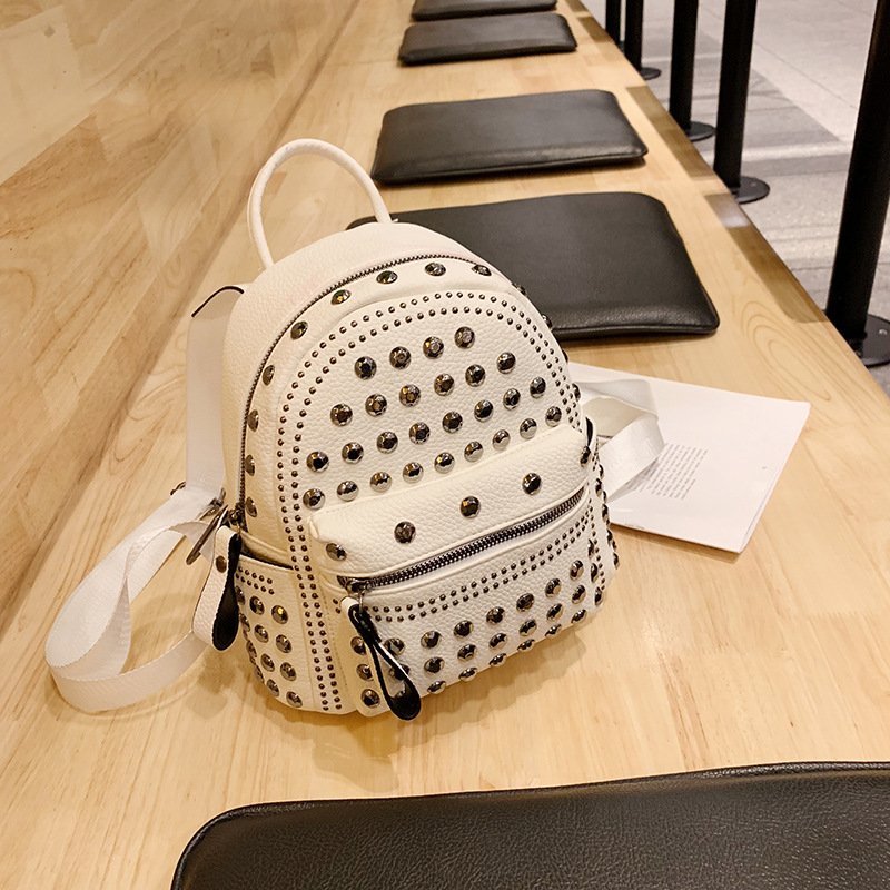 New Designer Korean fashion leisure woman bag PU leather hand bag Woman backpack sacs a main femme 2023