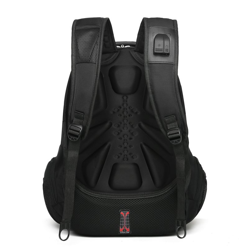 waterproof 1680 D hard handle password lock 17 large capacity business men travel outdoor custom laptop backpack
