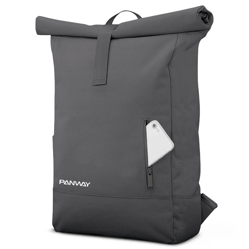 Professional manufacturer Custom Logo Travel waterproof travel RPET Rolltop anti theft laptop backpack bags