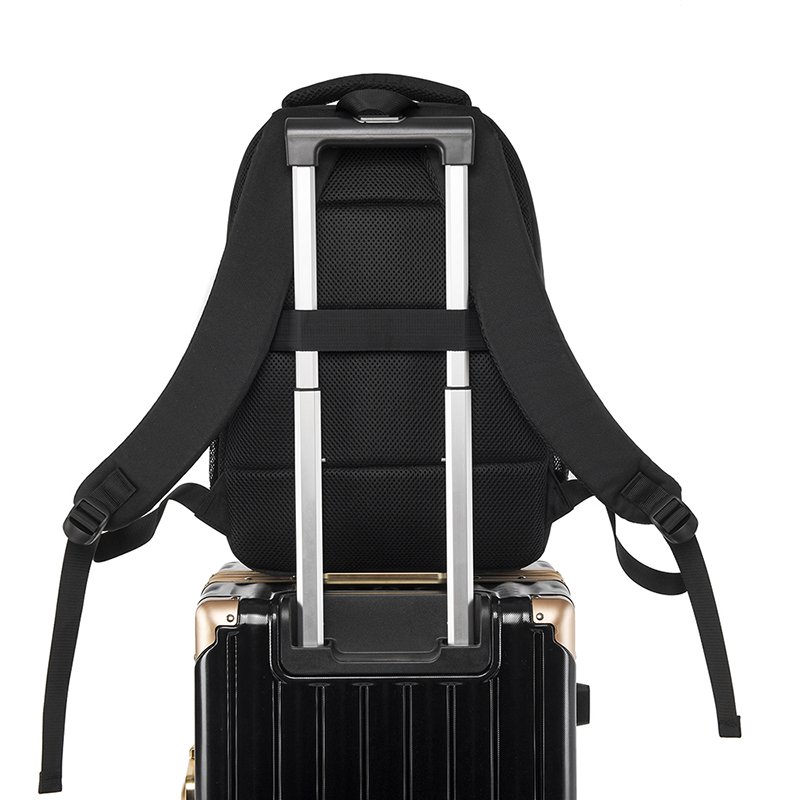 Custom Water Resistant Travel Backpack With Laptop Compartment Business Anti Theft Smart USB Charging Laptop Backpack For Men