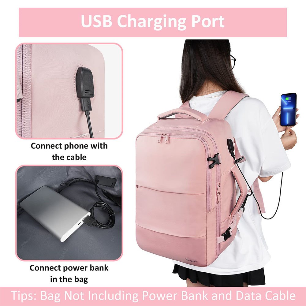 Factory Wholesale Flight Approved TSA Friendly Laptop Backpack for Travelling Large Capacity Carry On Business Backpack