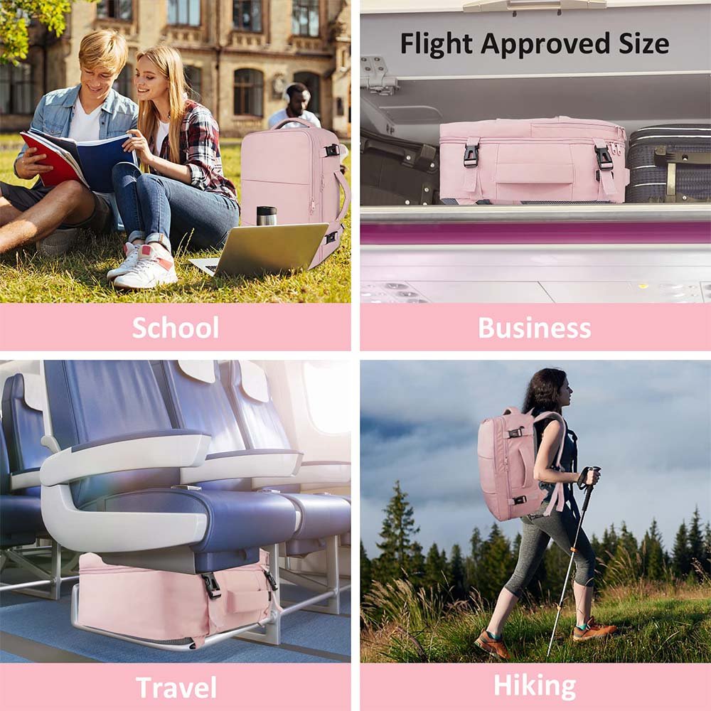 Factory Wholesale Flight Approved TSA Friendly Laptop Backpack for Travelling Large Capacity Carry On Business Backpack