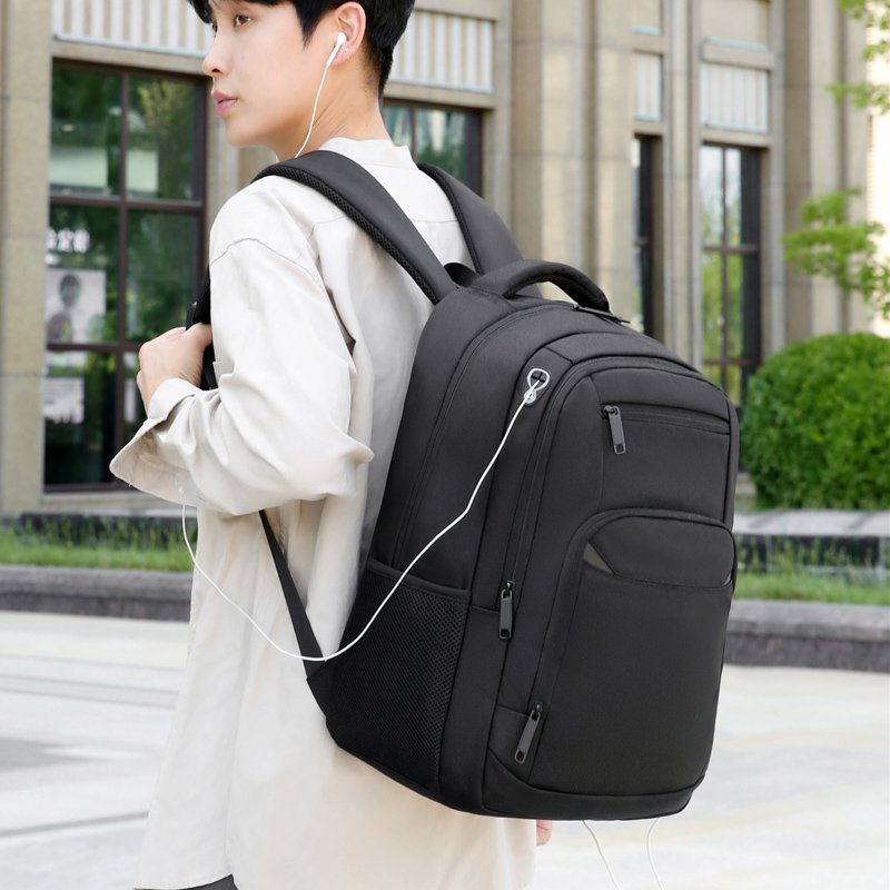 Custom logo business travel laptop backpack Waterproof Oxford student Anti Theft men's sports school bag backpacks with usb