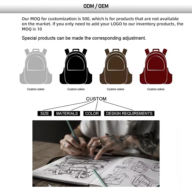 Wholesale Students Waterproof School Office Computer Bag Travel Outdoor Casual Sports Custom Laptop Backpack For Men Women